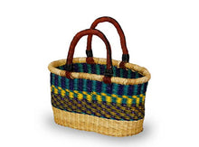 African Bolga Small Oval Basket