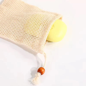 Natural Plant-Based 100% Cotton Soap Saver Pouch