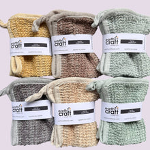 Earthtone Hand-Dyed Hemp Exfoliating Washcloth
