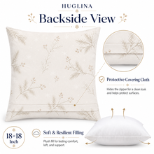 Watering Can/Winter Birds Pillow
