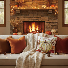 Cream Harvest Pumpkin Hook Pillow