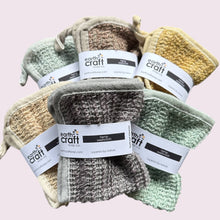 Earthtone Hand-Dyed Hemp Exfoliating Washcloth