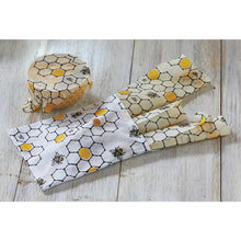 Bee Happy Beeswax Wrap,Cotton Set/3
