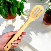 Bamboo Kitchen Utensil | Slotted Spoon