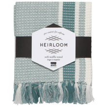 Heirloom Lagoon Soft Waffle Dishtowel