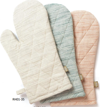 Oven Glove - Slub Chambray Green