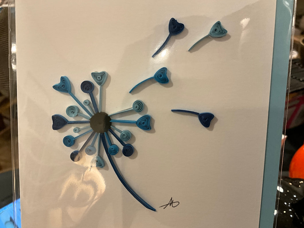 Iconic Quilling 4x4 cards , asst.