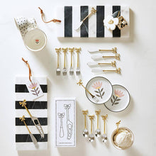 Black Stripe Marble Board