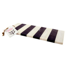 Black Stripe Marble Board
