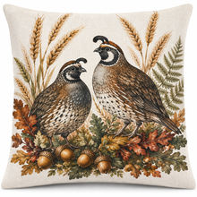 Fall Birds Throw Pillow 18x18