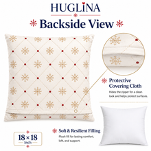 Red Barn Christmas Pillow