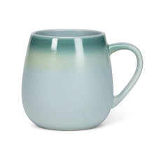 Ombre Glaze Belly Mug-Green-15oz