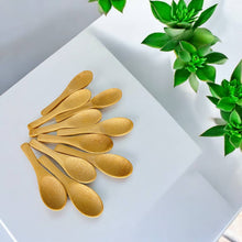 Bamboo Body Scrub Spoon , Mini Rounded Paddle