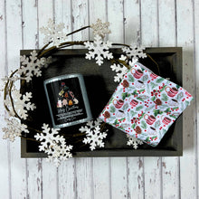 Coffee And Mistletoe Waffle Washcloth