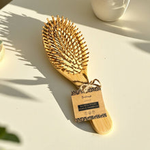 Bamboo Paddle Hairbrush | Round |