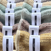Earthtone Hand-Dyed Hemp Exfoliating Washcloth