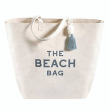 Face to Face Large Canvas Tote - The Beach Bag