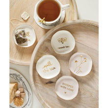 Ceramic Tea Bag Holders - Steeped with Love