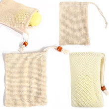 Natural Plant-Based 100% Cotton Soap Saver Pouch