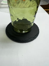 Black Slate Stone Coaster Set, 4"