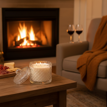 11 oz. Crystal Candle Vessel with Lid