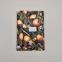 Vegan Leather Notebook - Oranges & Blossoms
