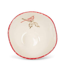 Cardinal Stamp Small Deep Bowl