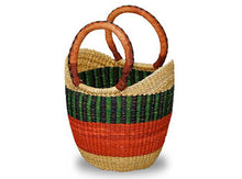 African Bolga Mini Tote Baskets