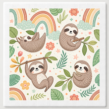 Swedish Dishcloth, Animal Prints