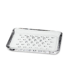 Simple Clear Rectangle Soap Dish-5"L