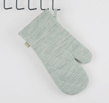 Oven Glove - Slub Chambray Green