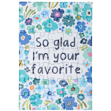 Glad I'm Your Favorite Puzzle Card