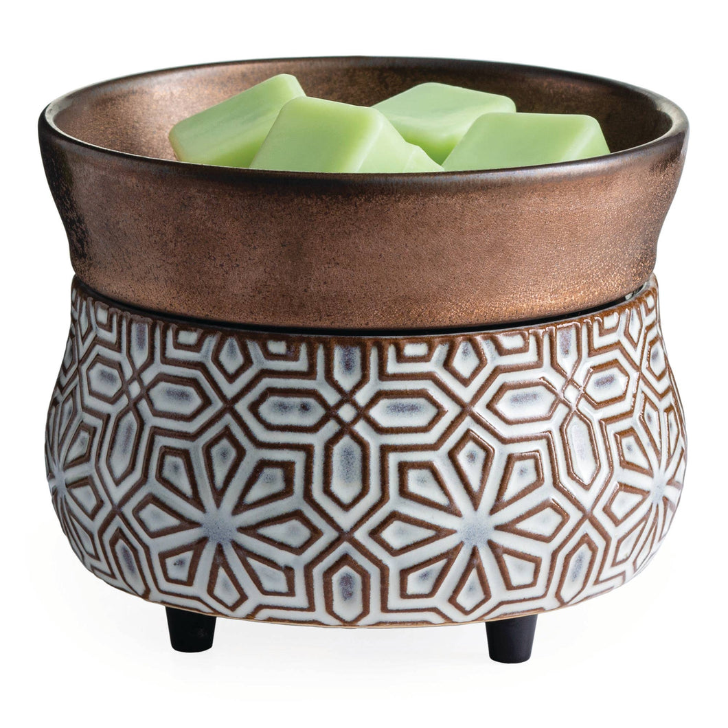 Bronze Geometric 2-in-1 Classic Warmer