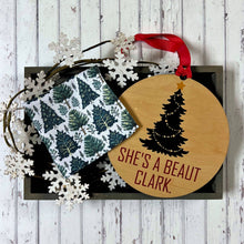 Fresh Cut Christmas Tree Waffle Washcloth
