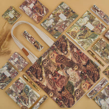 Canvas Shopper Bag - Owls
