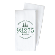 Custom Home for the holidays Tea Towel