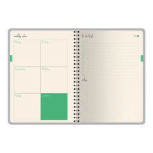 A6 ArtPlanner Spiral Weekly Diary - Peonies