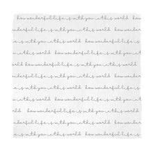 Swaddle Blanket - Wonderful Life
