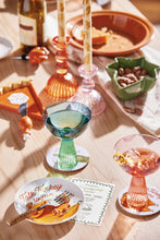 Pink Soda Lime Glass Taper Holder