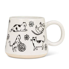 Oversized Mug with Cats-17oz