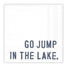 Face to Face Cocktail Napkin - Go Jump In the Lake