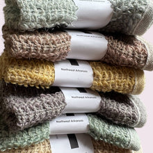 Earthtone Hand-Dyed Hemp Exfoliating Washcloth