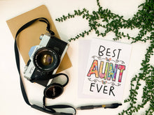 Best Aunt Ever Greeting Card, 5" x 7"