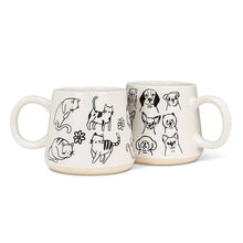 Oversized Mug with Cats-17oz