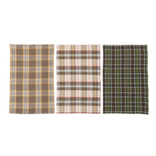 Plaid Tea Towels-Set of 3