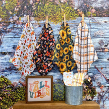 Autumn Fox Waffle Washcloths