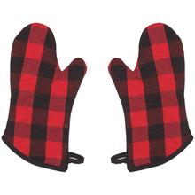 Buffalo Check Red Oven Mitt