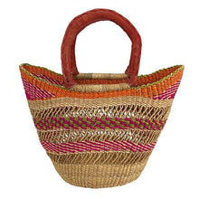 African Bolga Baskets: Open Weave Mini Tote