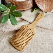 Bamboo Paddle Hairbrush - Square