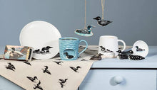 Wide Base Mug with Loons, 14 oz